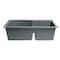 Alfi Brand Titanium 33" Dbl Bowl Drop In Granite Composite Kitchen Sink AB3320DI-T - alternate 6